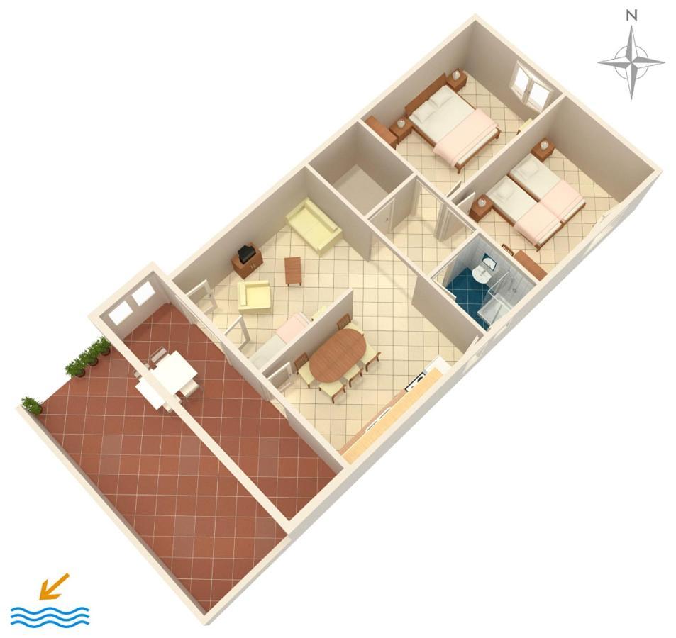 Apartment Mandre 523B Kolan Exterior foto